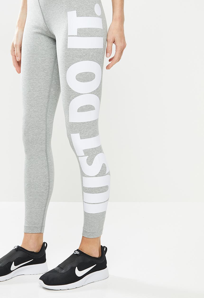 Nike - Nsw essential jodi high rise leggings - grey & white
