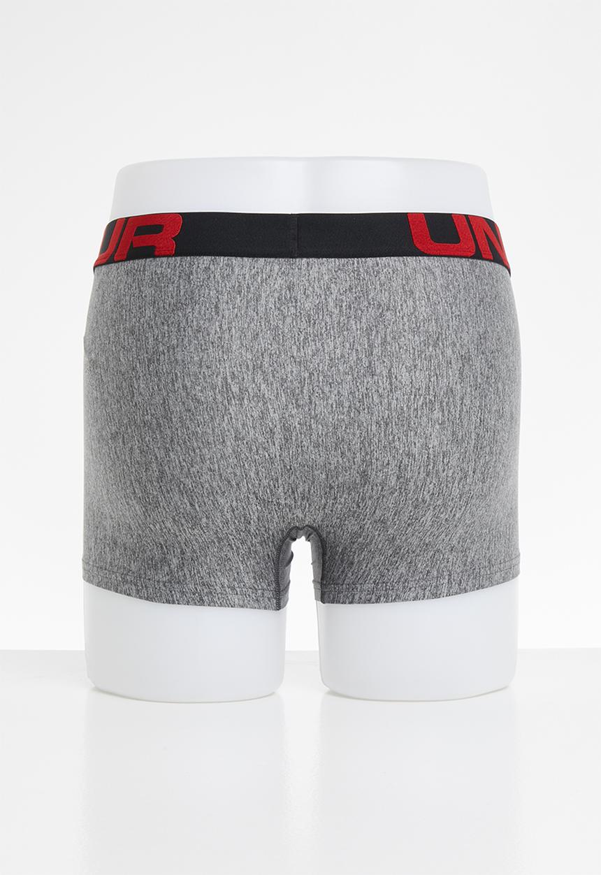 Under Armour - UA tech 3in 2 pack - grey