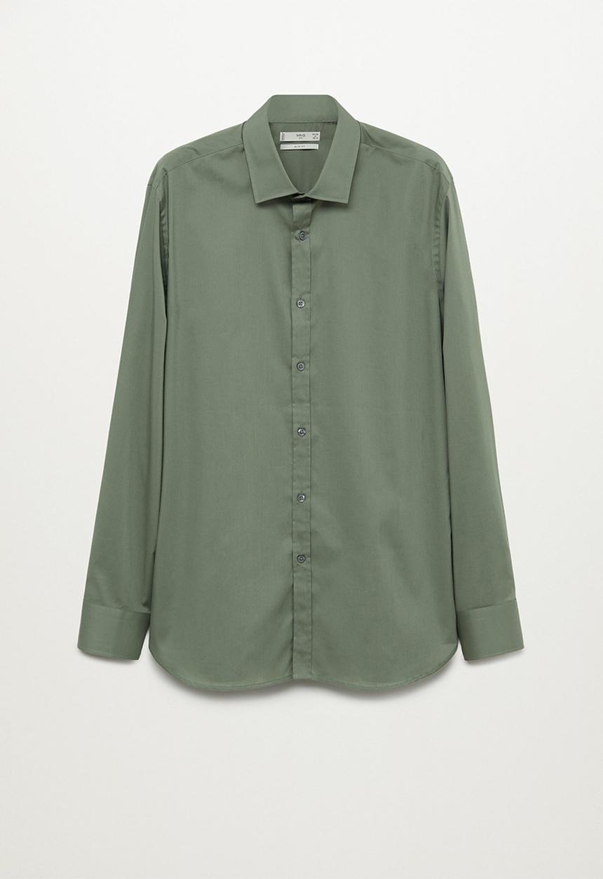 MANGO - Play shirt - khaki