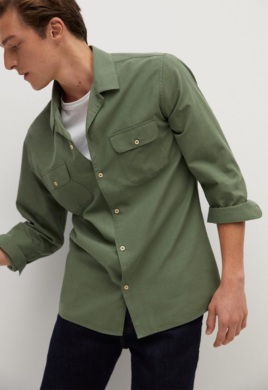 MANGO - Talco shirt - khaki