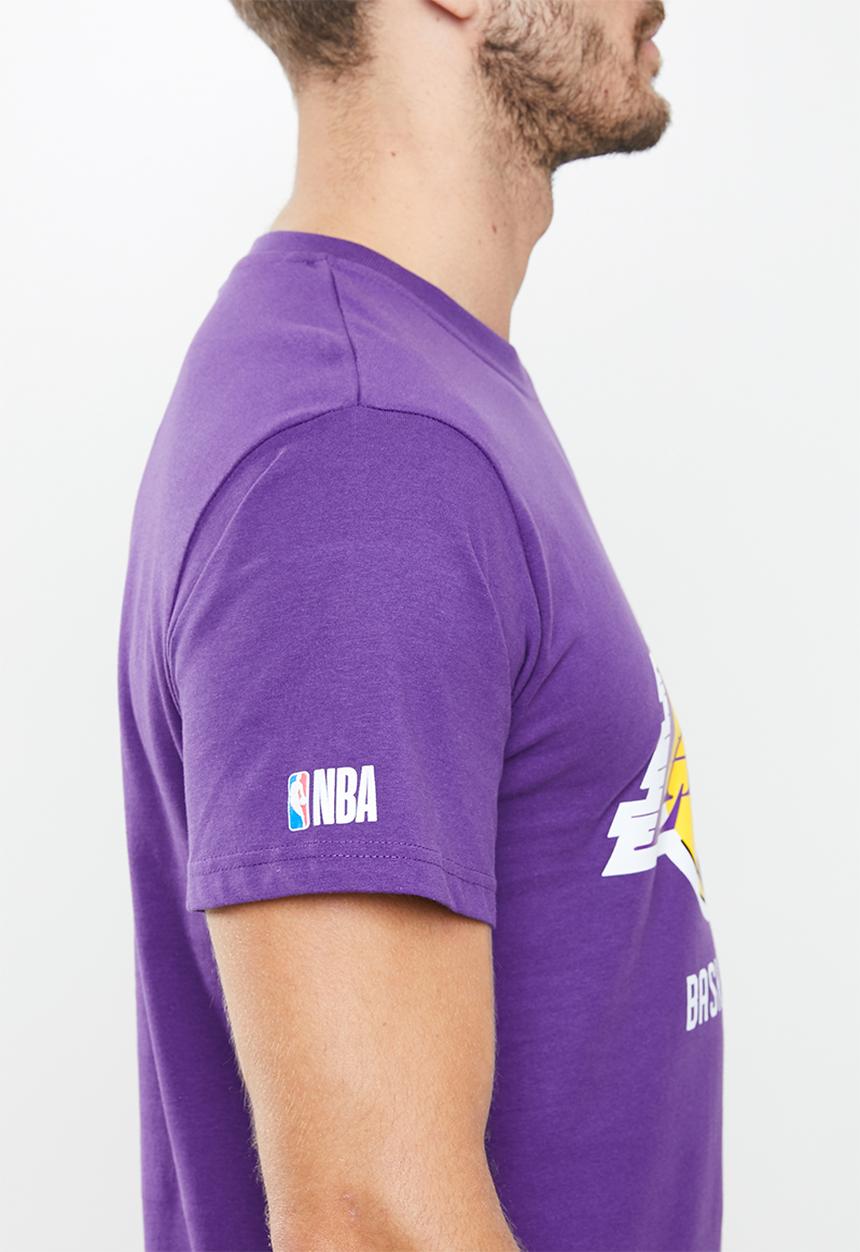 NBA - Lakers basketball printed T-shirt - purple