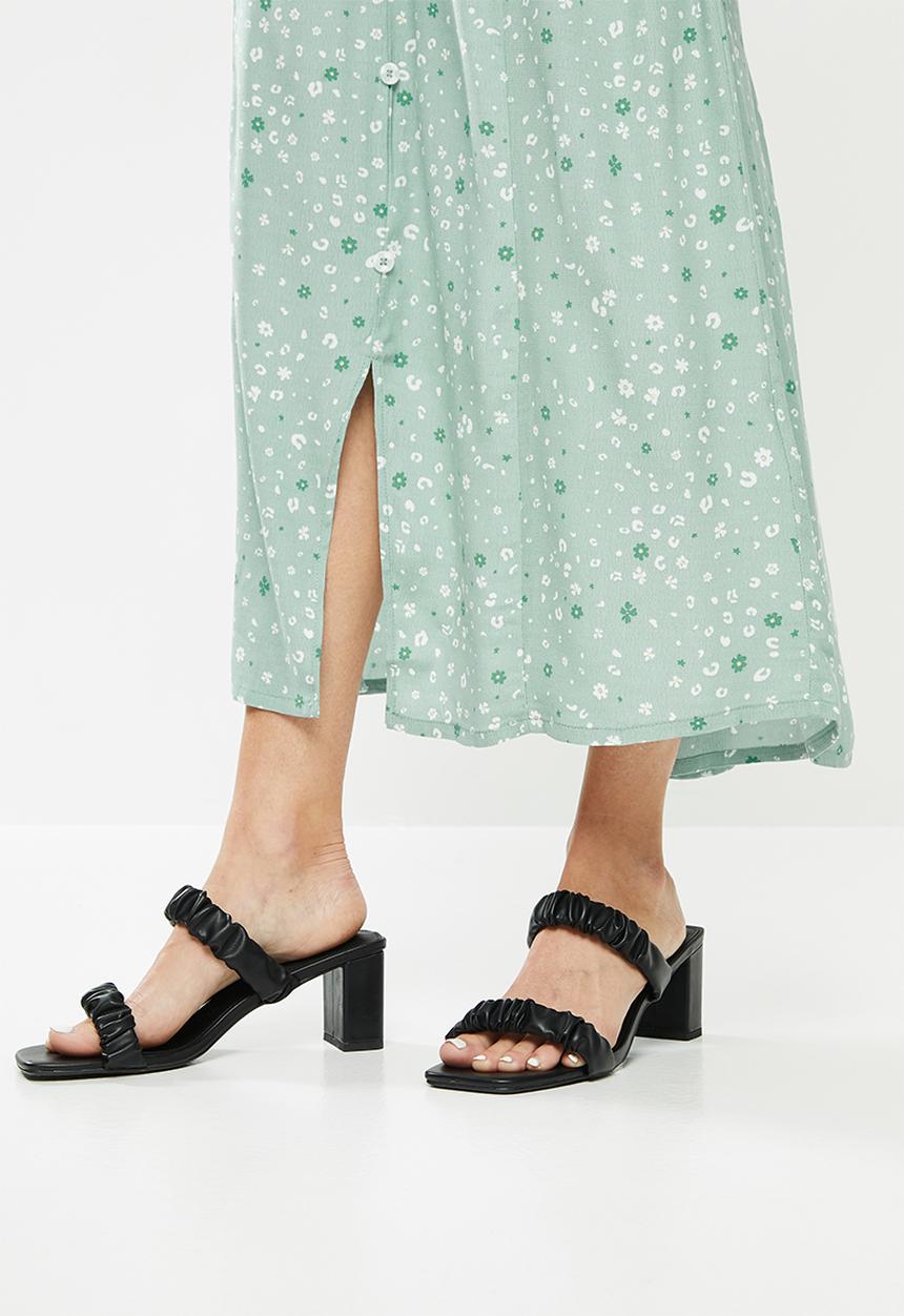 Cotton On - Amore button maxi skirt - green