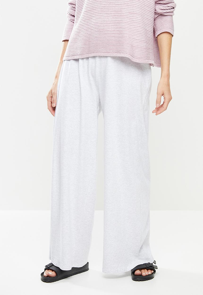 Cotton On - Wide leg lounge track pant - grey