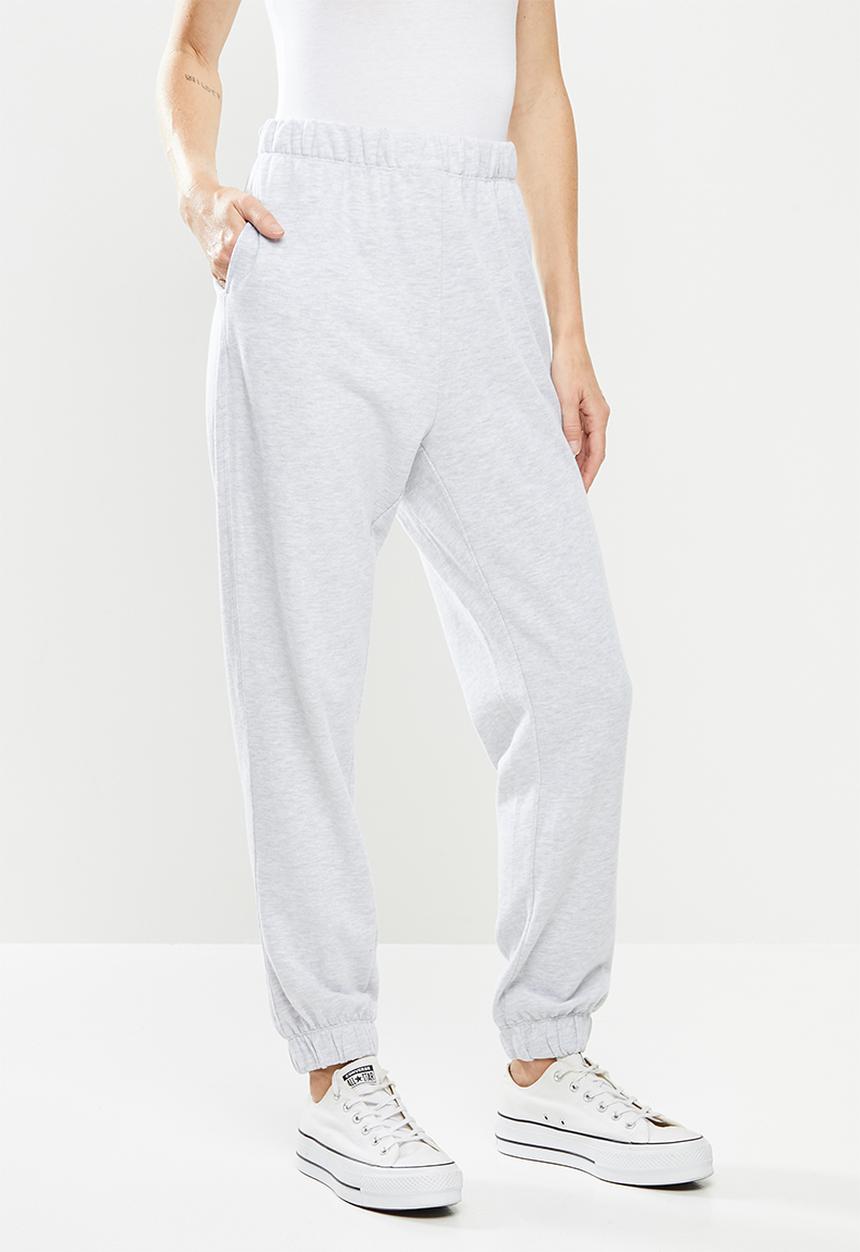 Cotton On - High waist track pant - grey
