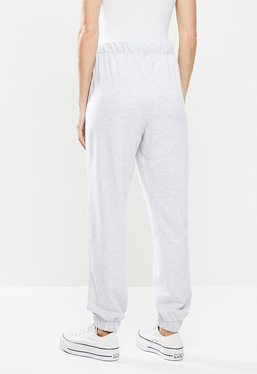 Cotton On - High waist track pant - grey