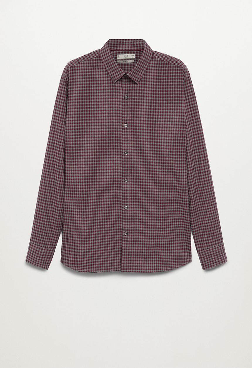 MANGO - Vichy shirt - red check