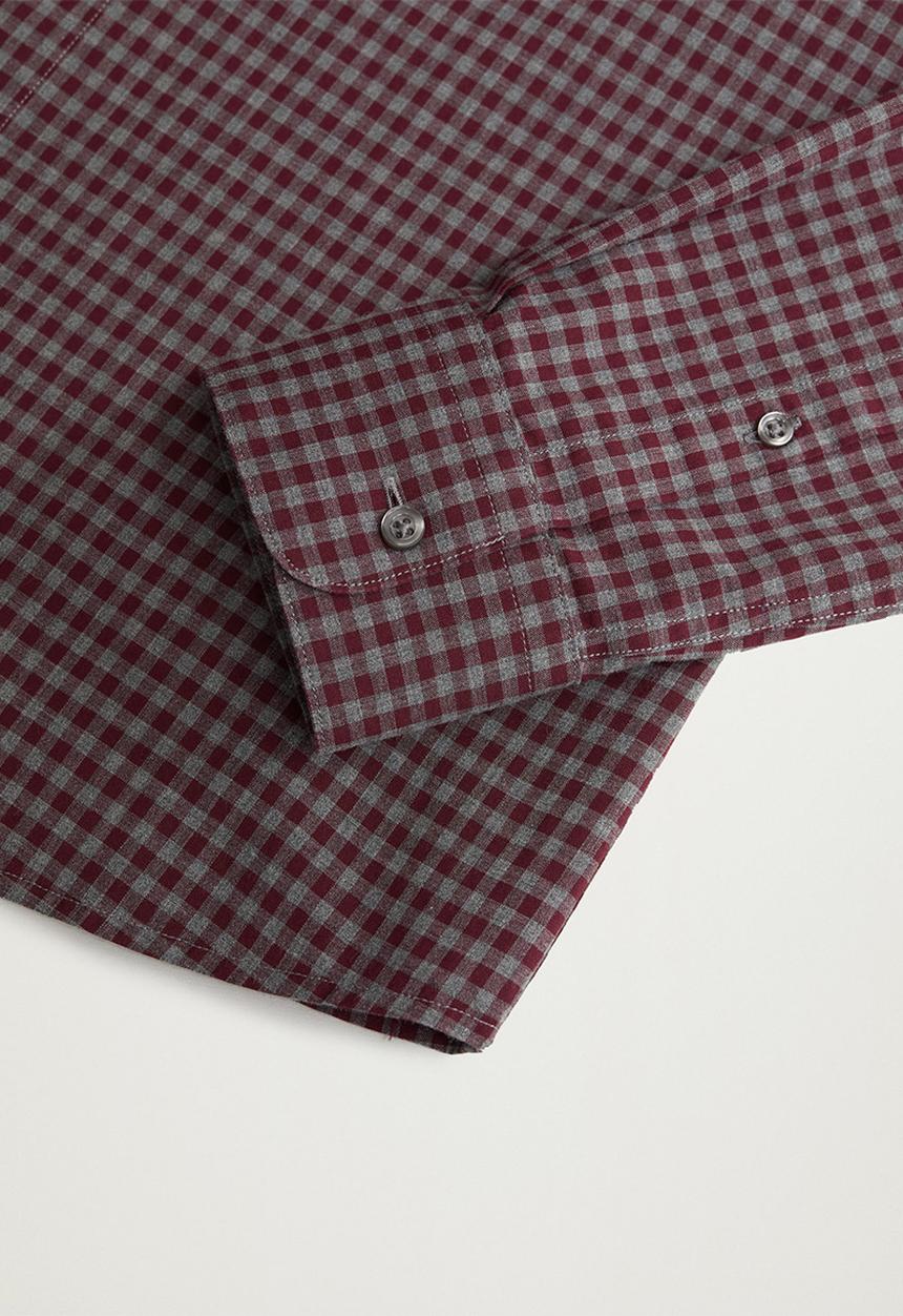 MANGO - Vichy shirt - red check