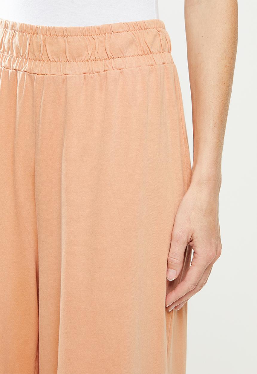 Cotton On - Wide leg lounge track pant - rust