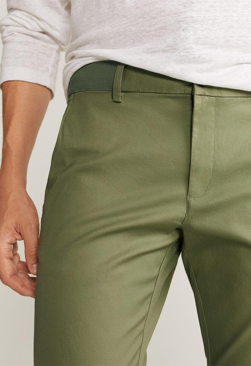 MANGO - Prato trousers - khaki