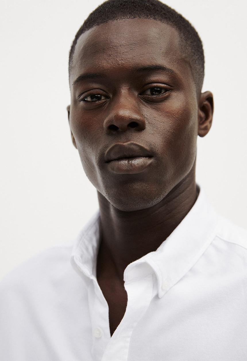 MANGO - Oxford shirt - white