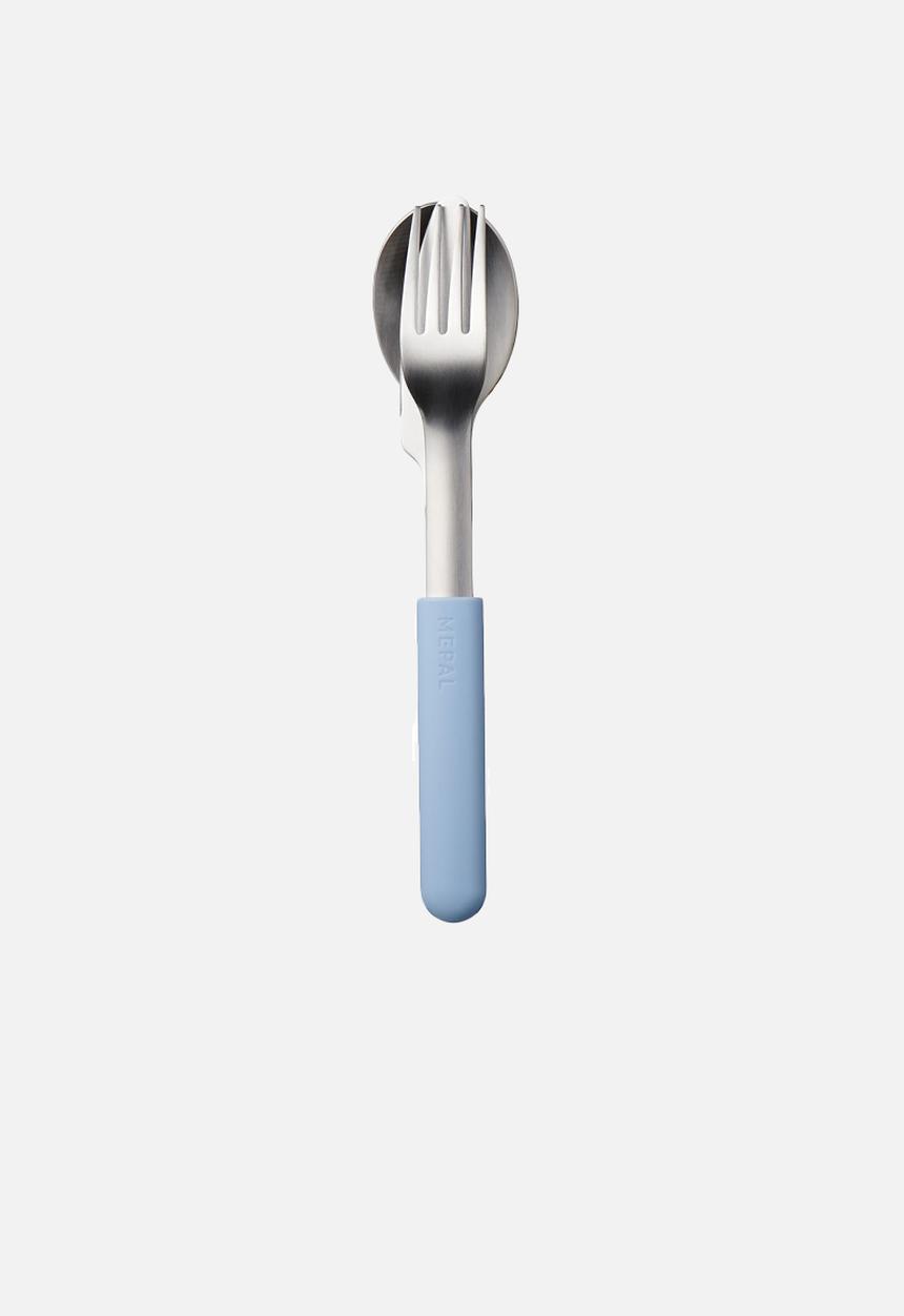 Mepal - Bloom 3 piece cutlery set - nordic blue
