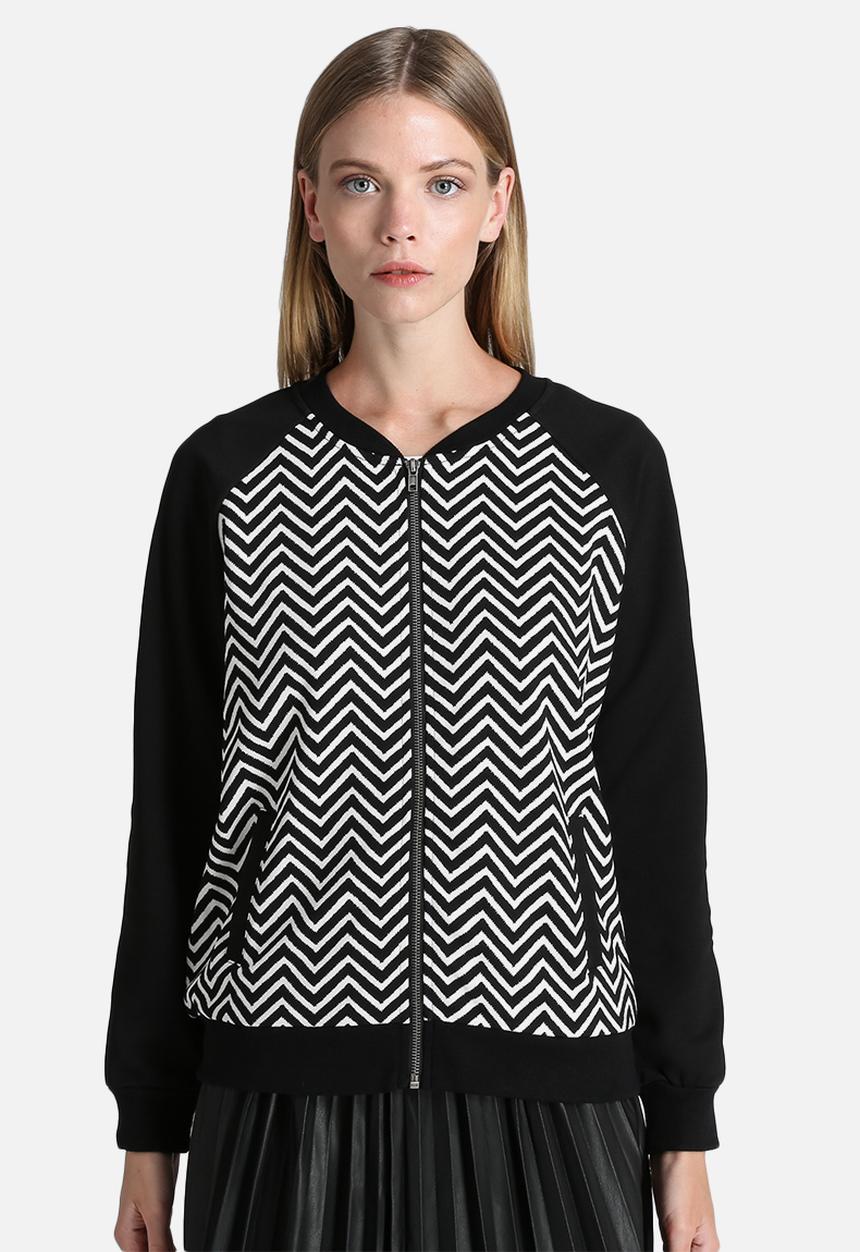 ONLY - Maya Zip Sweat Bomber 