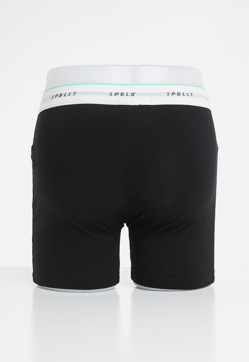 Superbalist - 2 Pack Ryder long boxer briefs - black 