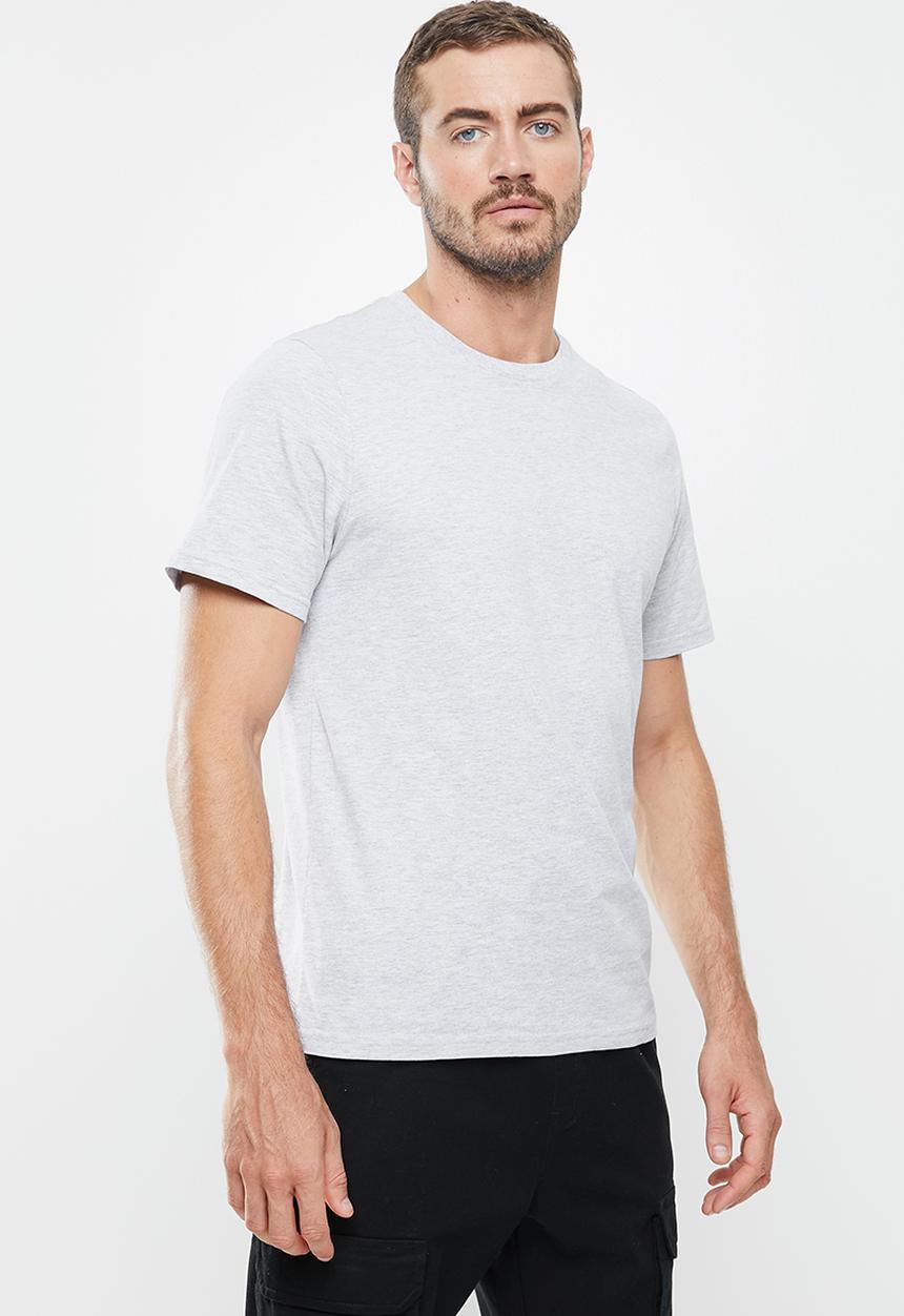 Cotton On - 3 Pack mens essential crew tee - multi 