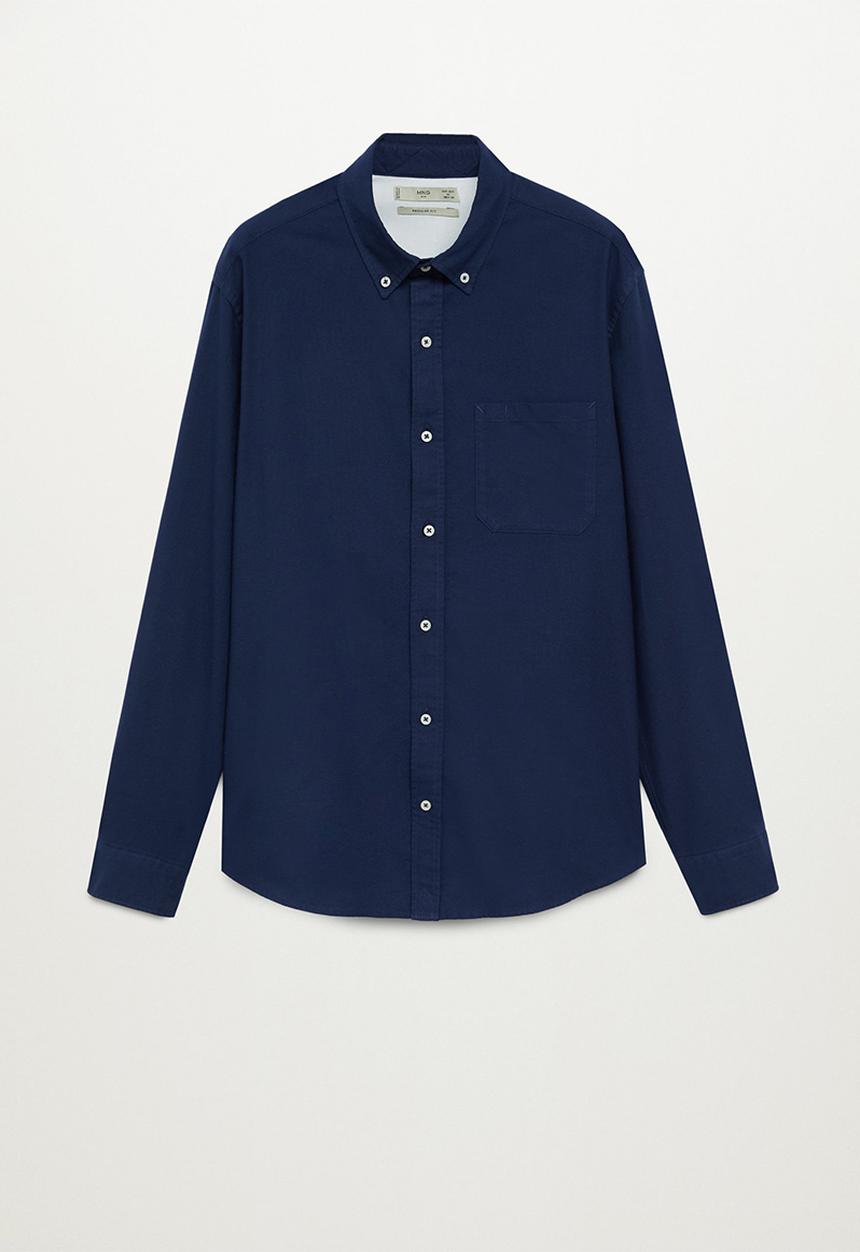 MANGO - Oxford  shirt- navy