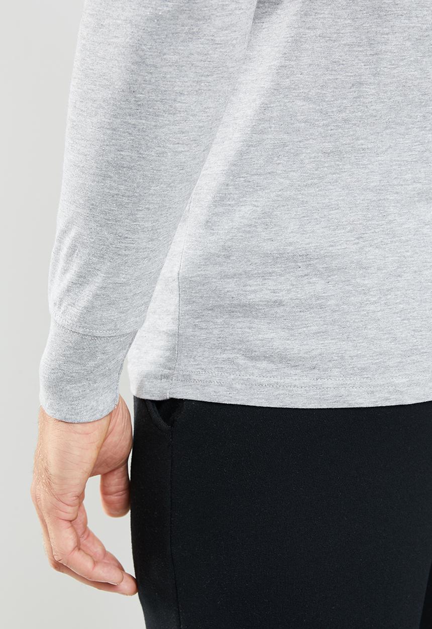 Cotton On - Tbar long sleeve - 2 pack  - white & grey 
