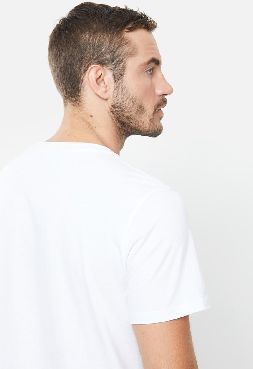 Cotton On - Tbar text T-shirt - white