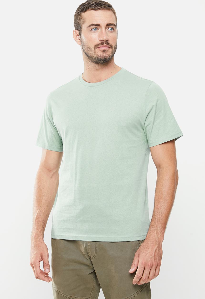 Cotton On - Essential crew T-shirt - sea foam