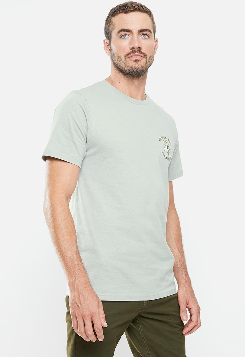 Cotton On - Tbar art T-shirt - blue haze