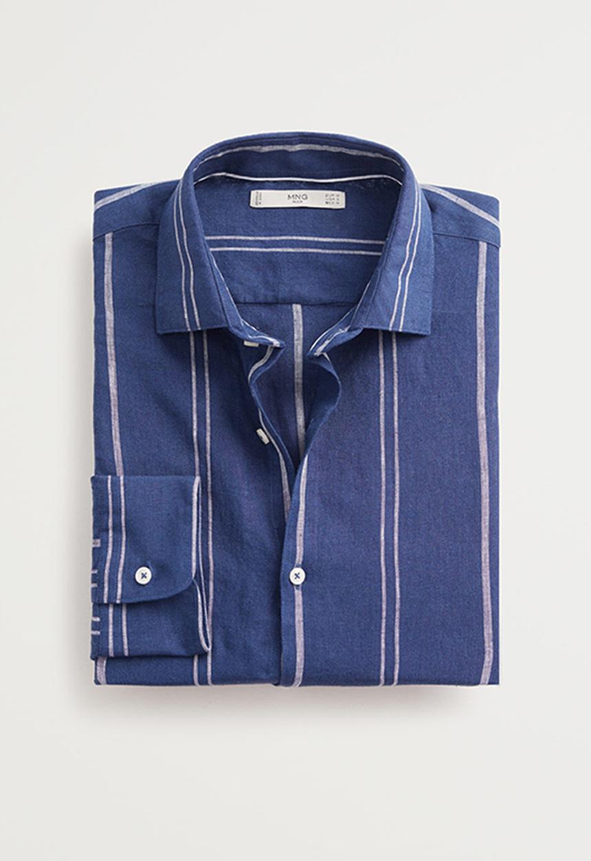 MANGO - Tami shirt - navy