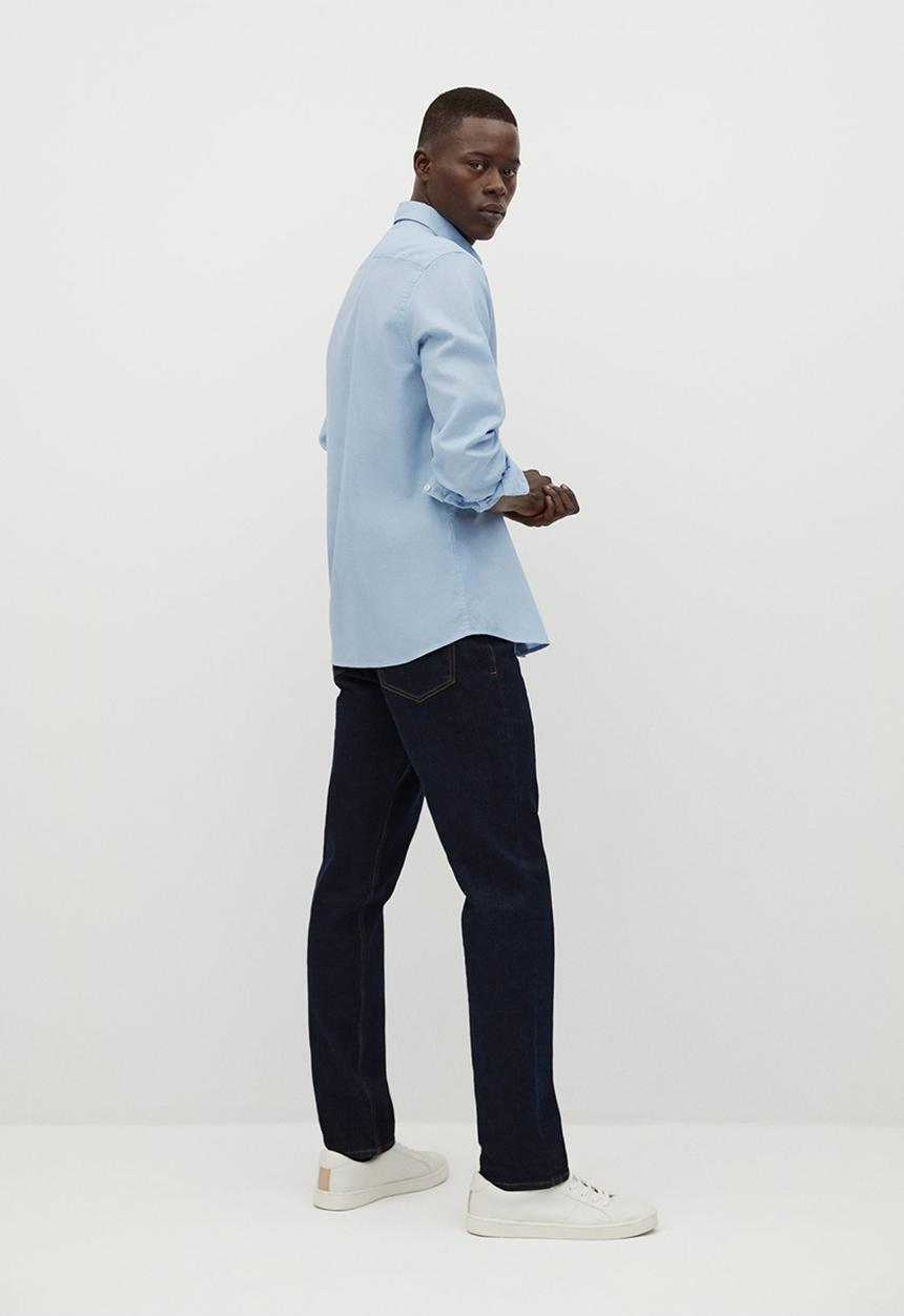 MANGO - Arthur shirt- blue lt