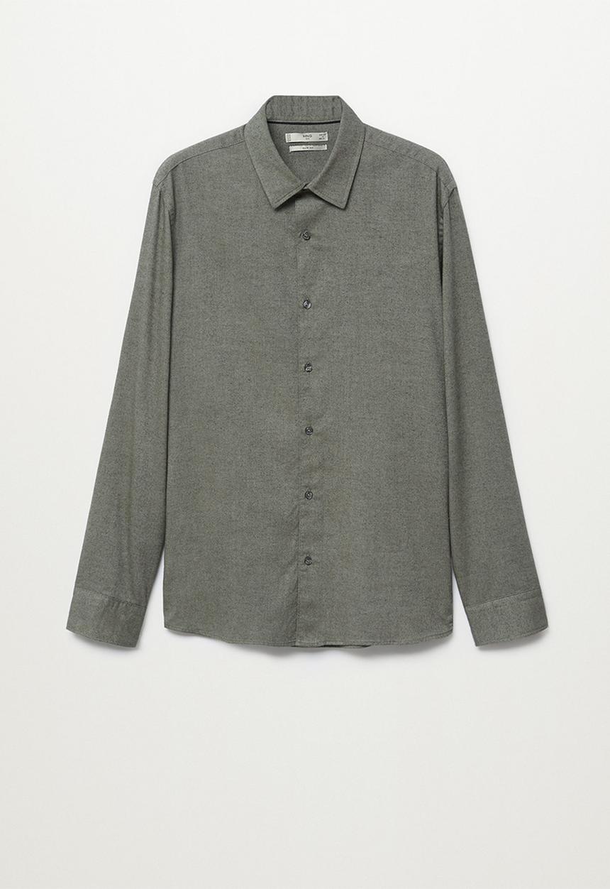 MANGO - Bose shirt - khaki