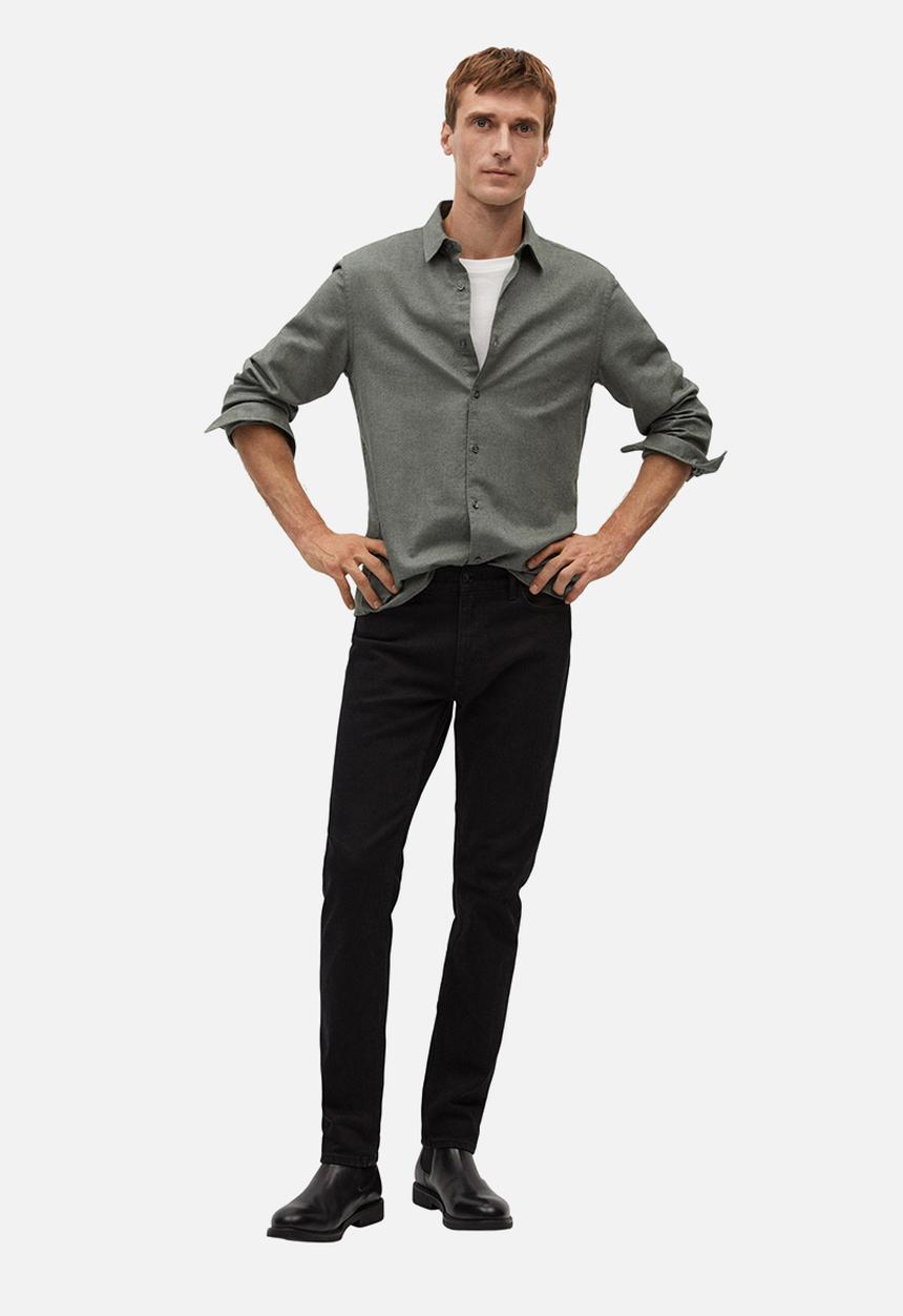 MANGO - Bose shirt - khaki