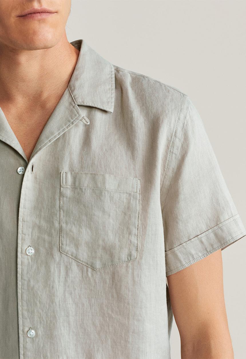 MANGO - Hawai shirt - beige