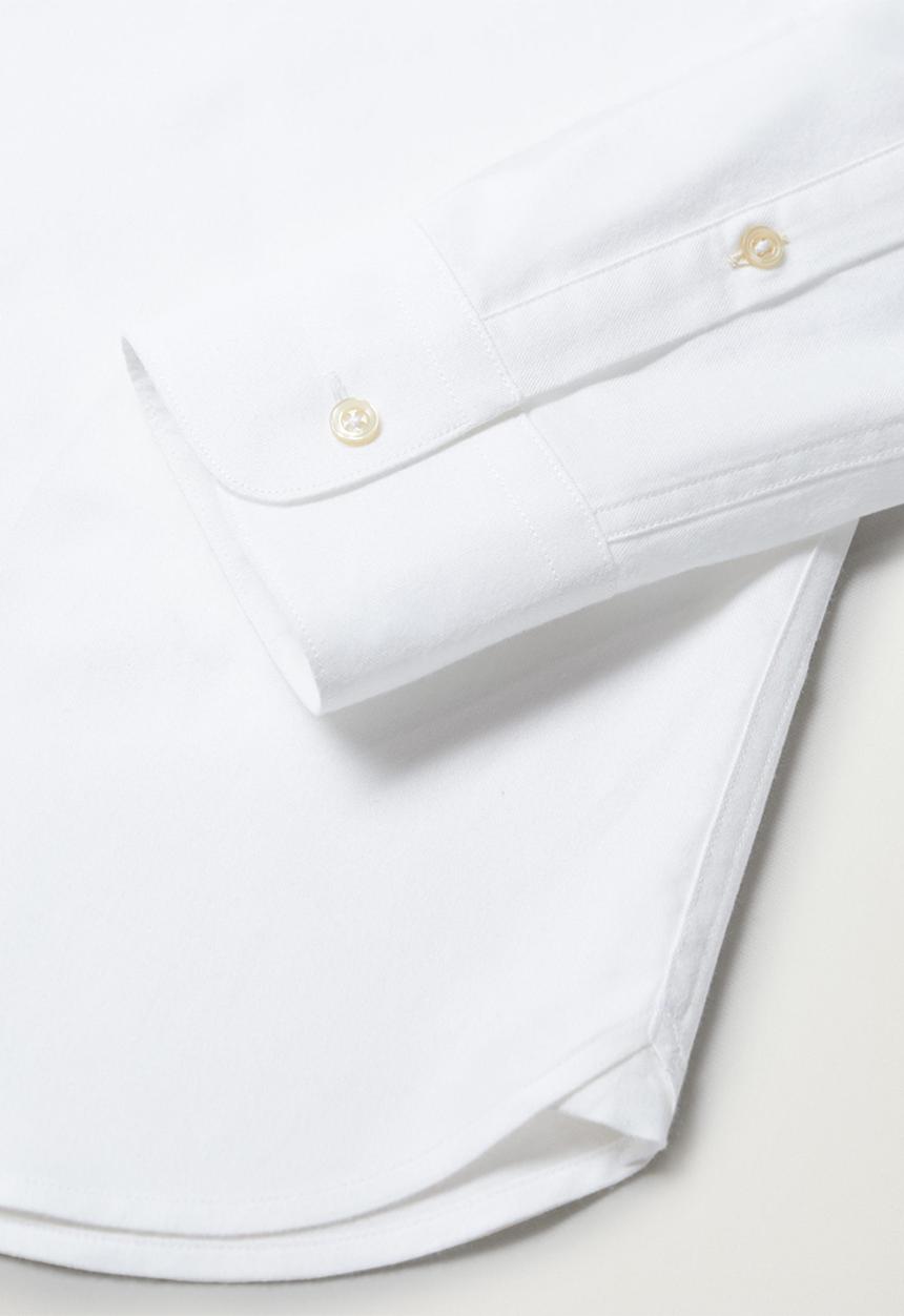 MANGO - Twill shirt - white