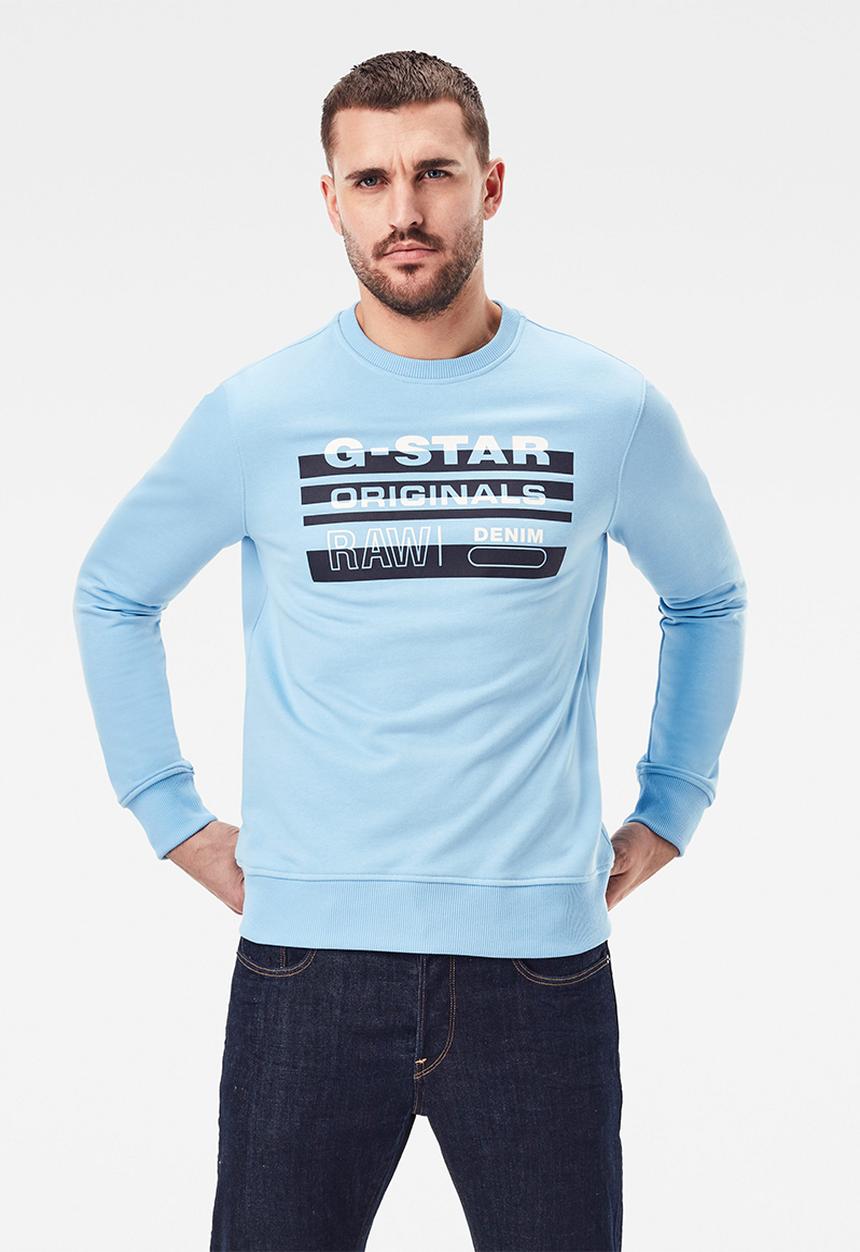 G-STAR - Originals sweat - delta blue