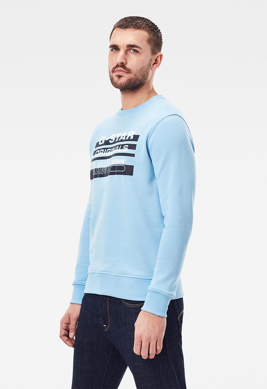 G-STAR - Originals sweat - delta blue