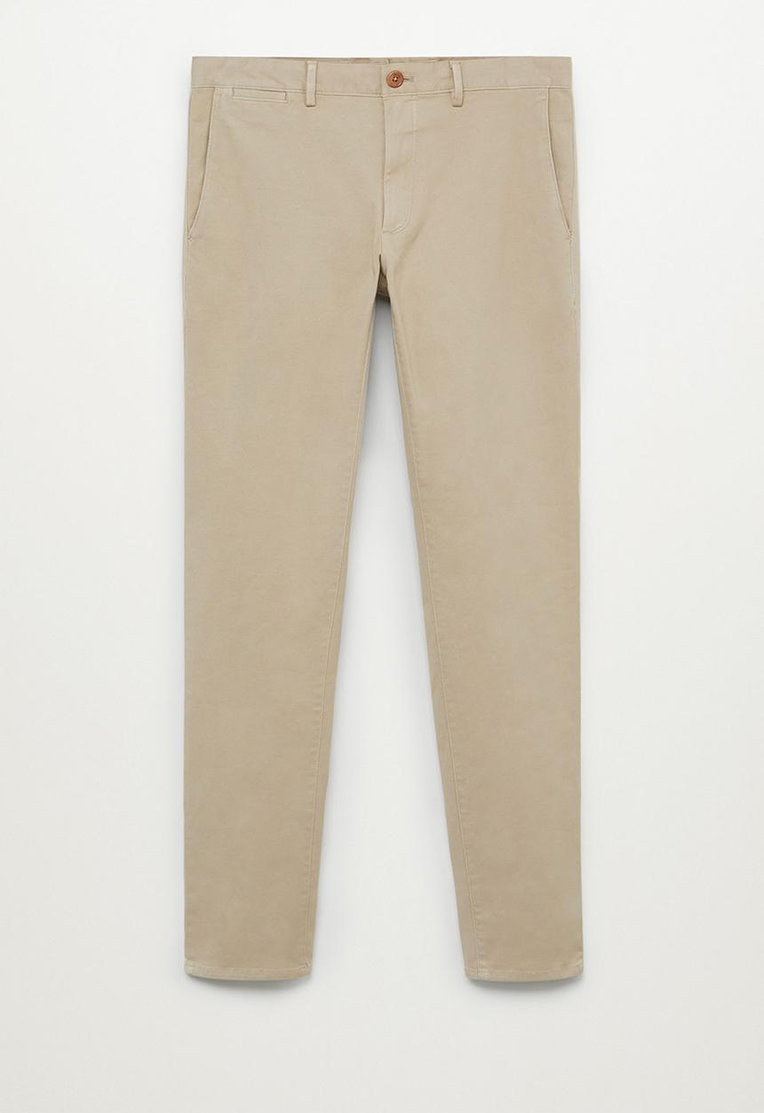 MANGO - Barna trousers - lt beige