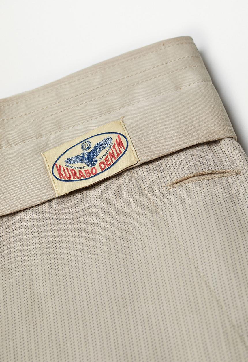 MANGO - Barna trousers - lt beige