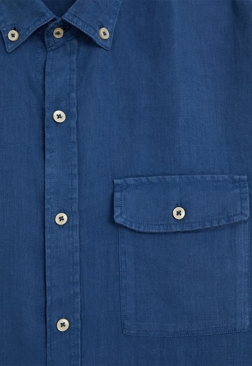 MANGO - Calcuta shirt - navy