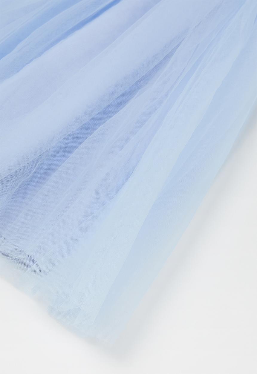 Pop Candy - Girls mesh dress - blue