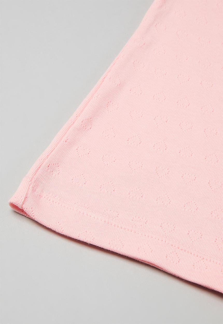 Pop Candy - Sleeveless vest - pink & white
