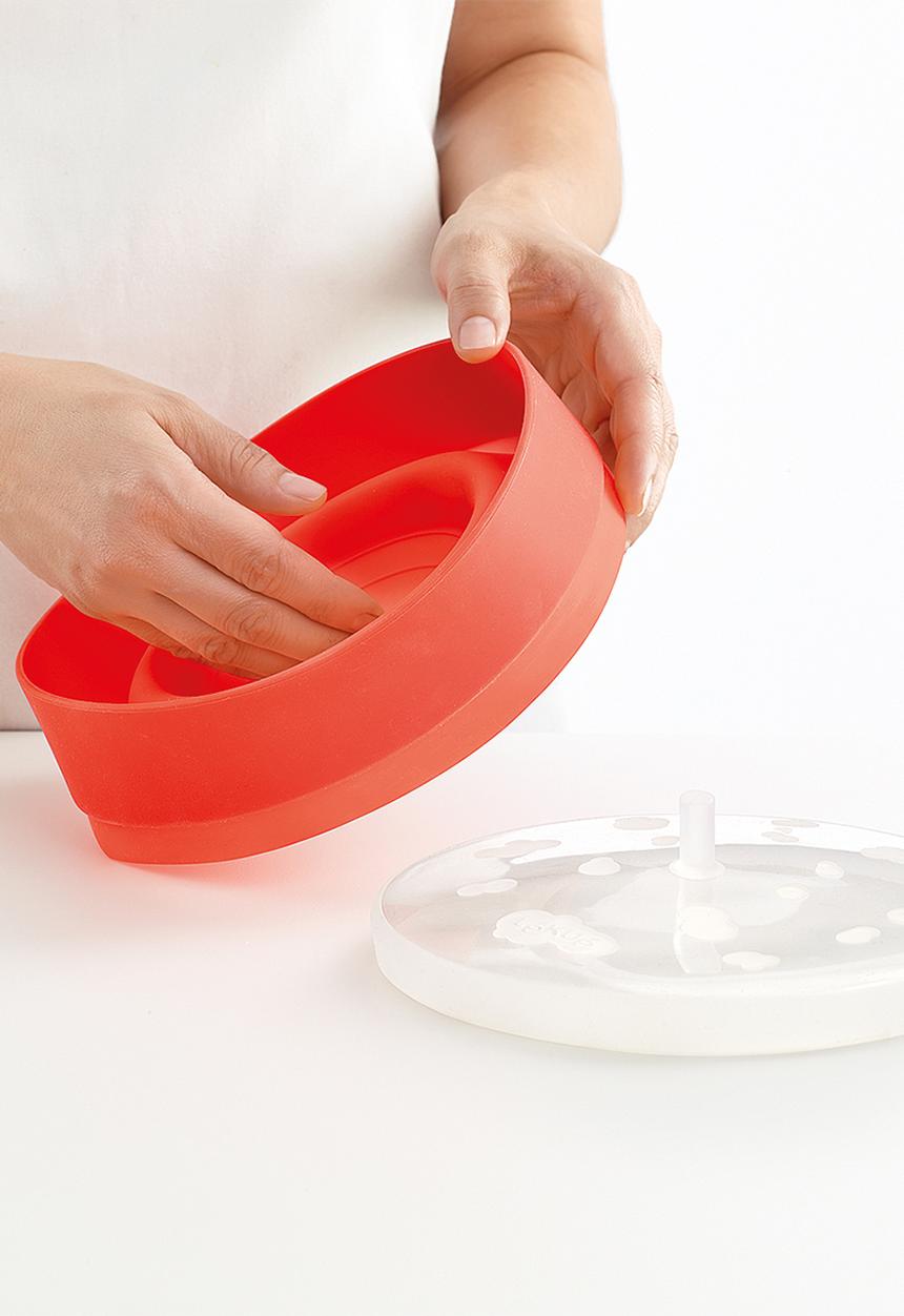 Lékué - Microwave popcorn maker - orange