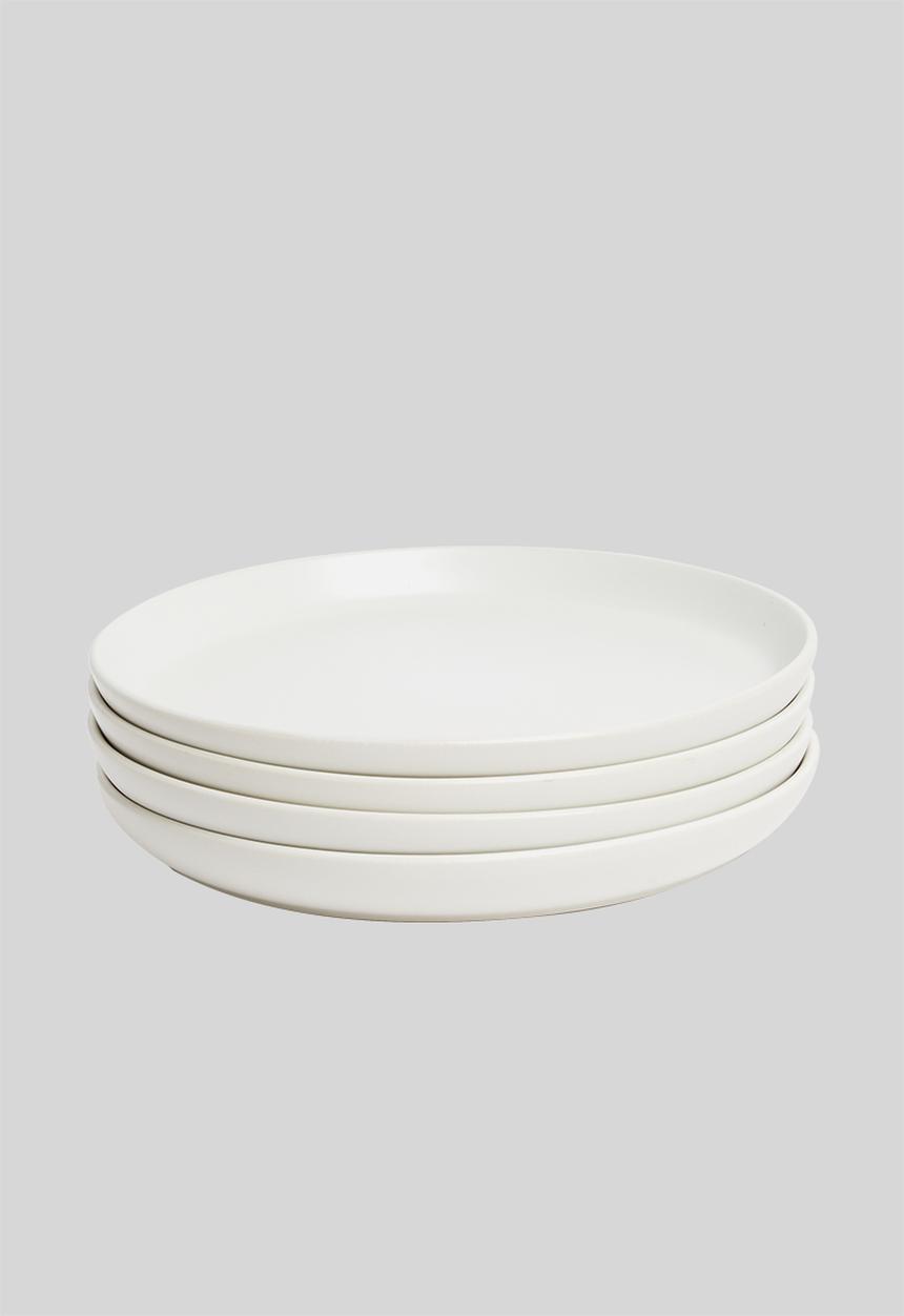 Sixth Floor - Mason side plate set of 4 - white