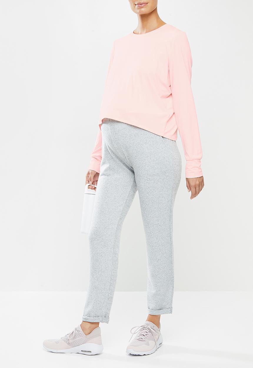 Cotton On - Maternity cross back long sleeve top - fairy tale marle