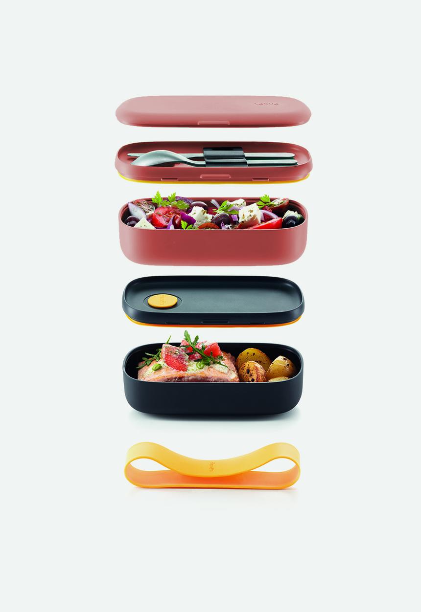 Lékué - Lunchbox to go-coral