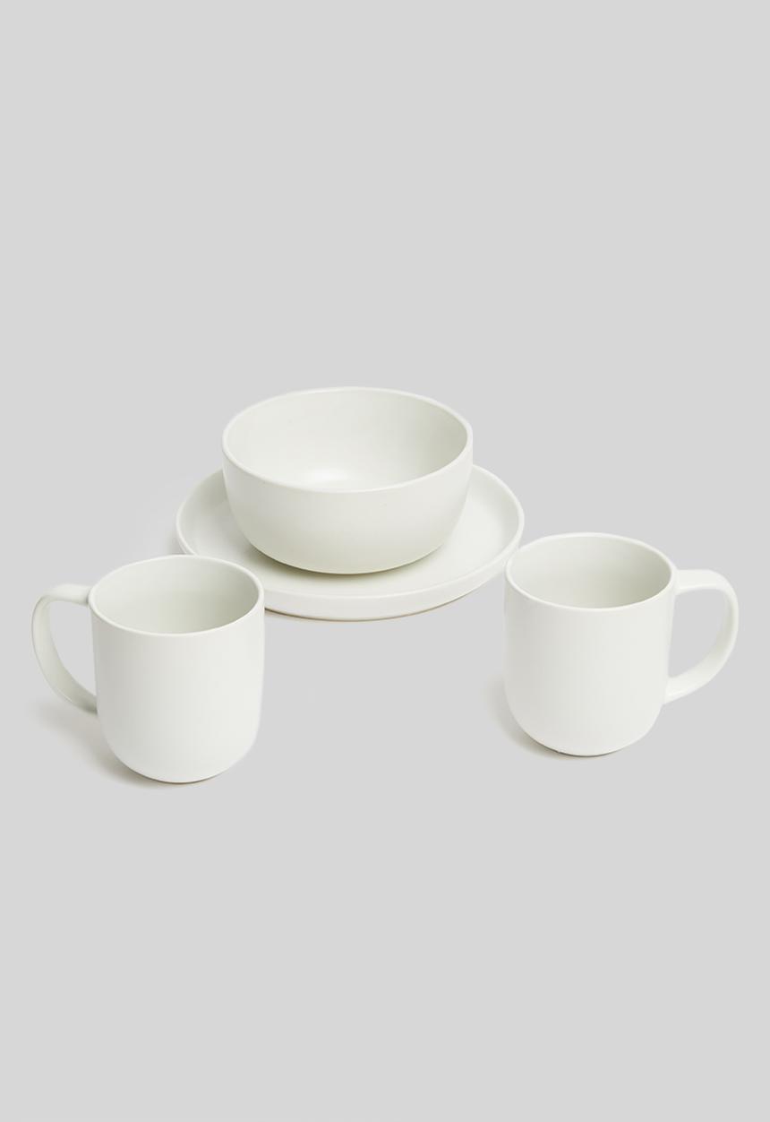 Sixth Floor - Mason mug set of 4 - white