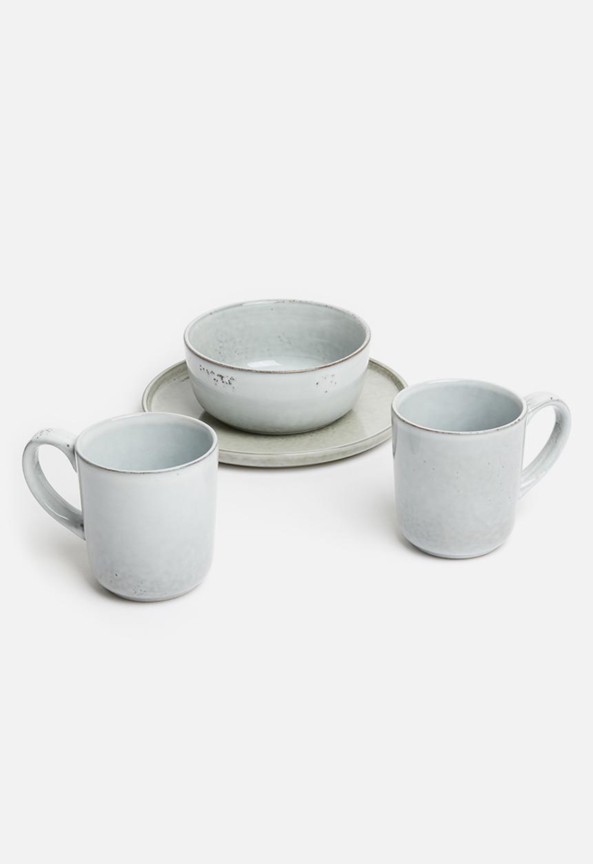 Sixth Floor - Brisa mug set of 4 - stone