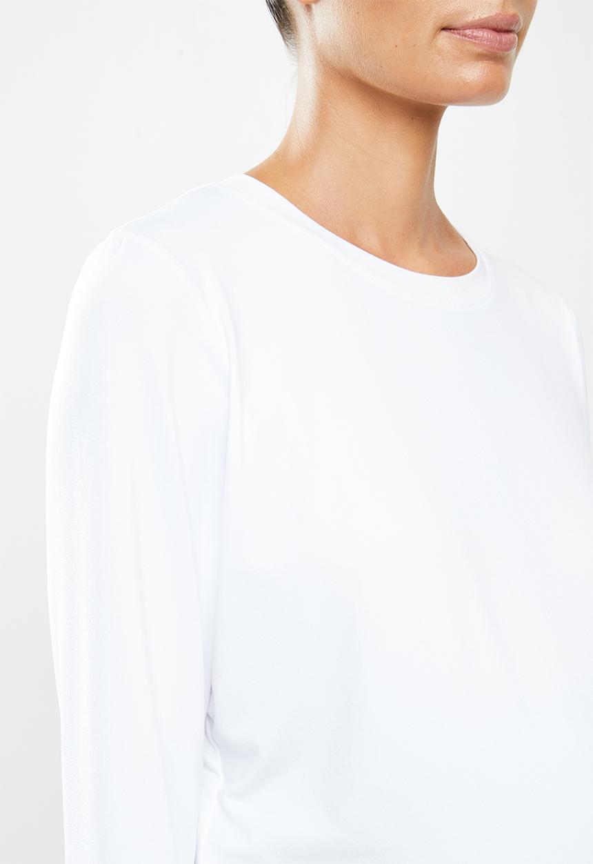 Cotton On - Maternity cross back long sleeve top - white