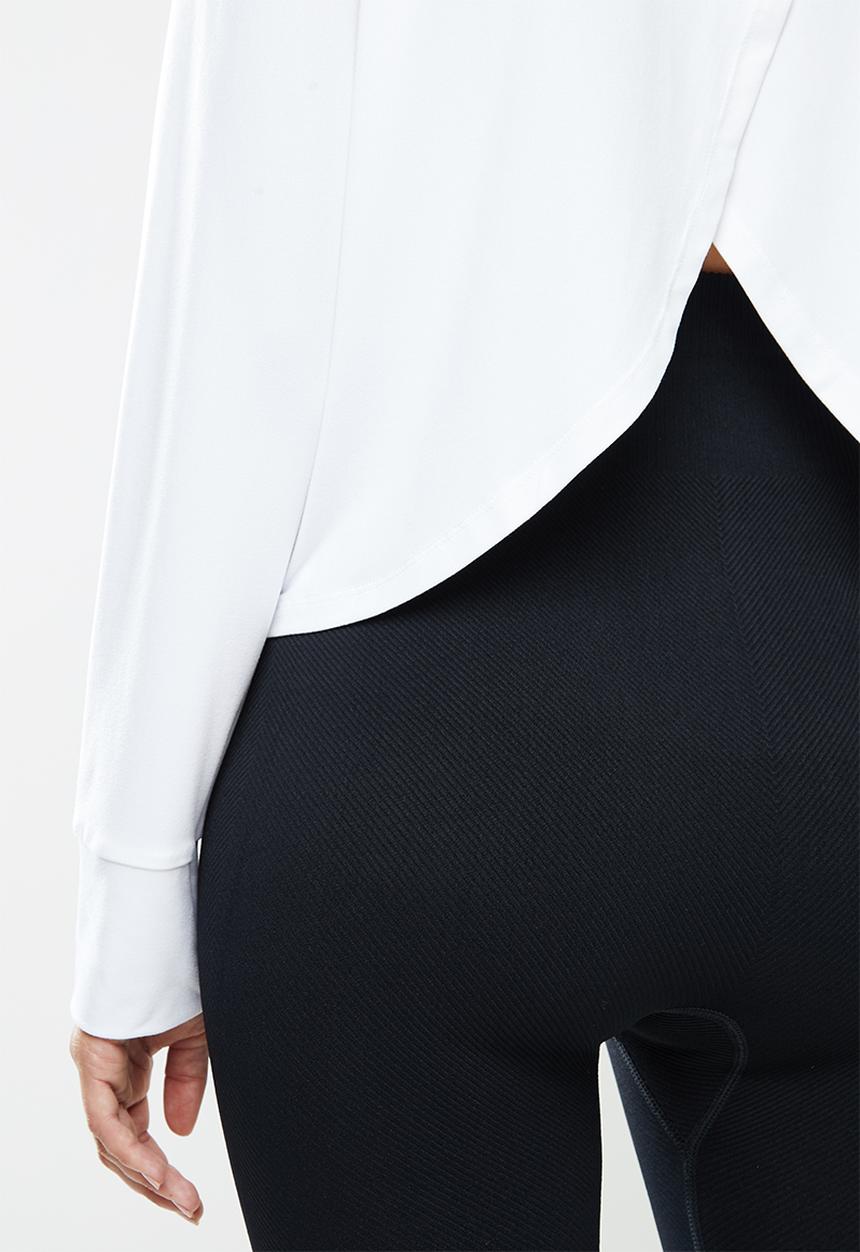 Cotton On - Maternity cross back long sleeve top - white