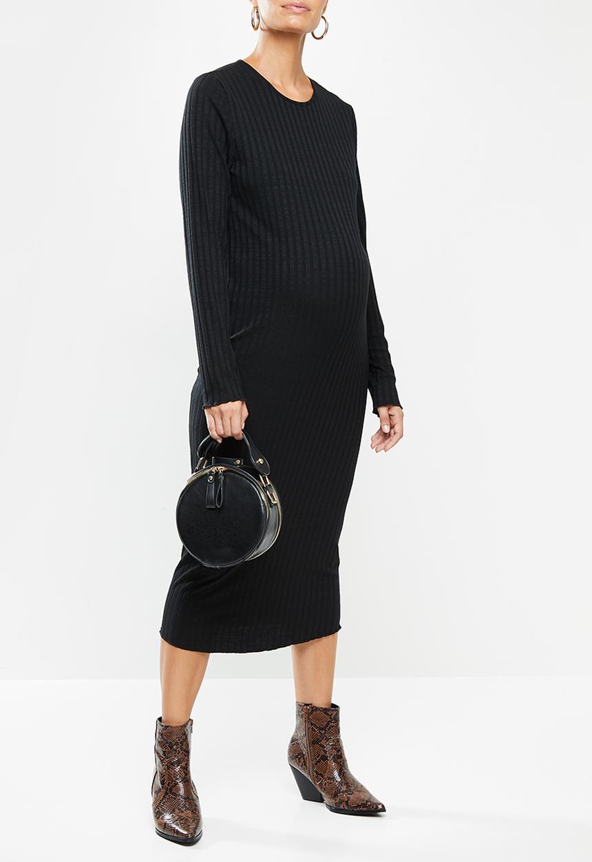 Glamorous - Maternity sassy dress - black