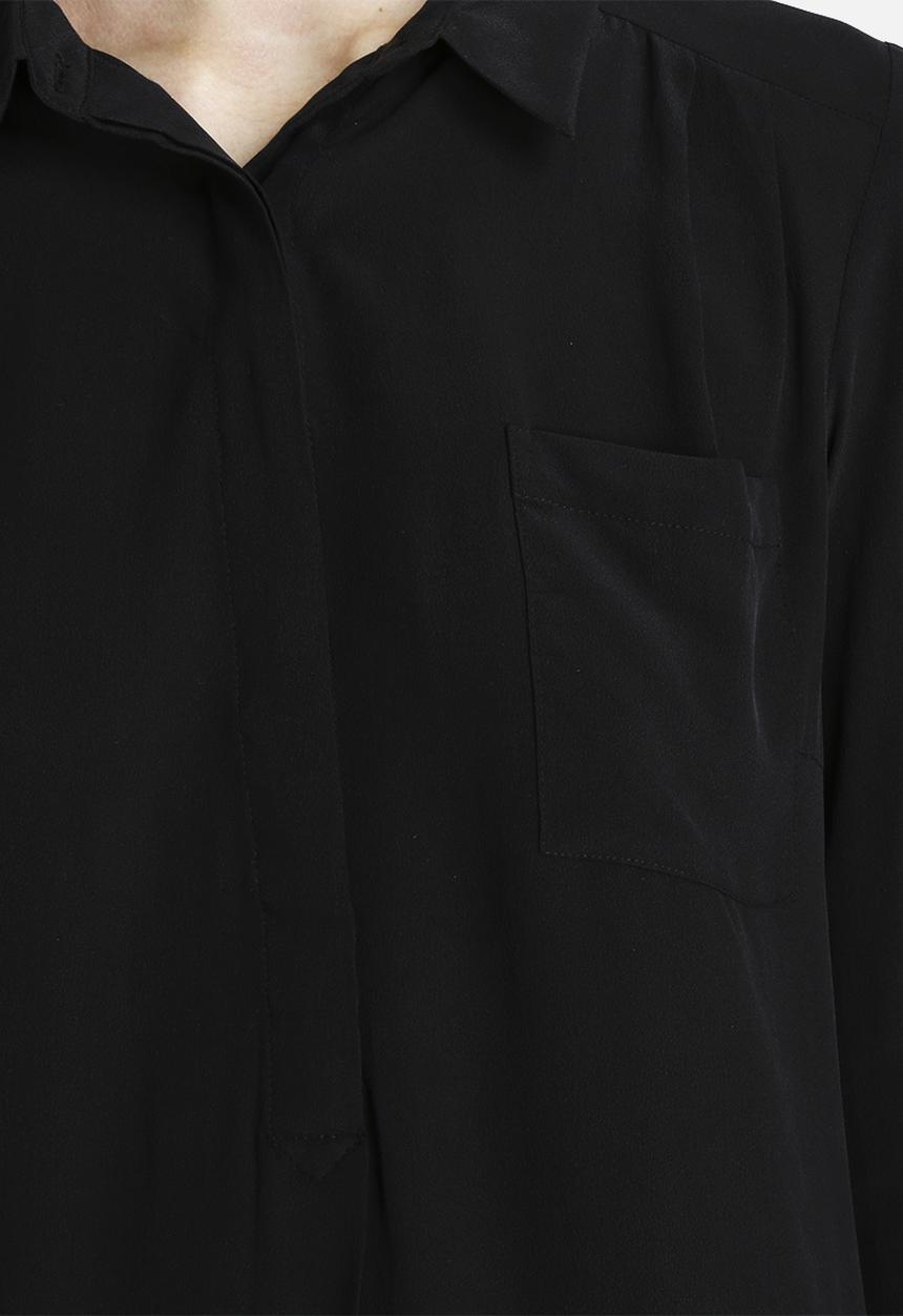 Y.A.S - Silja Long Silk Shirt
