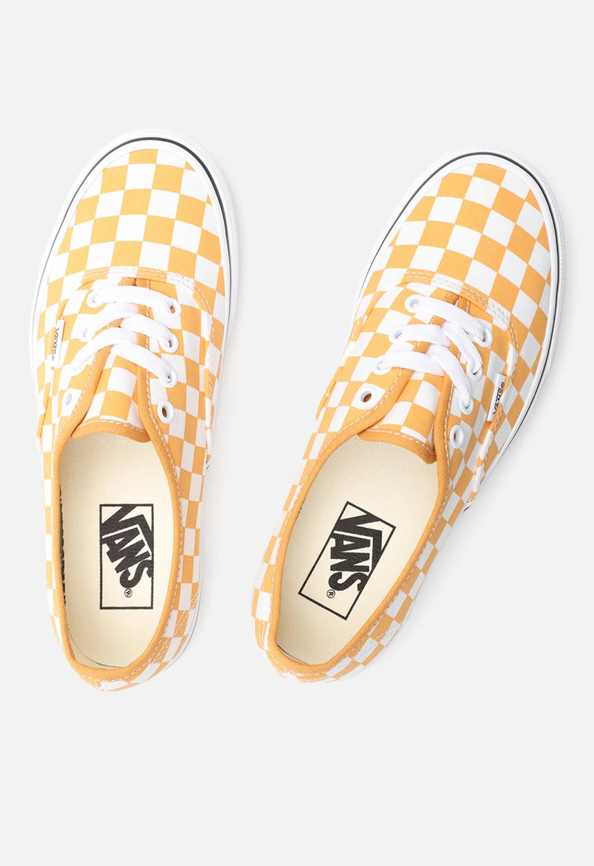 Vans - Authentic - (checkerboard) golden nugget/true white