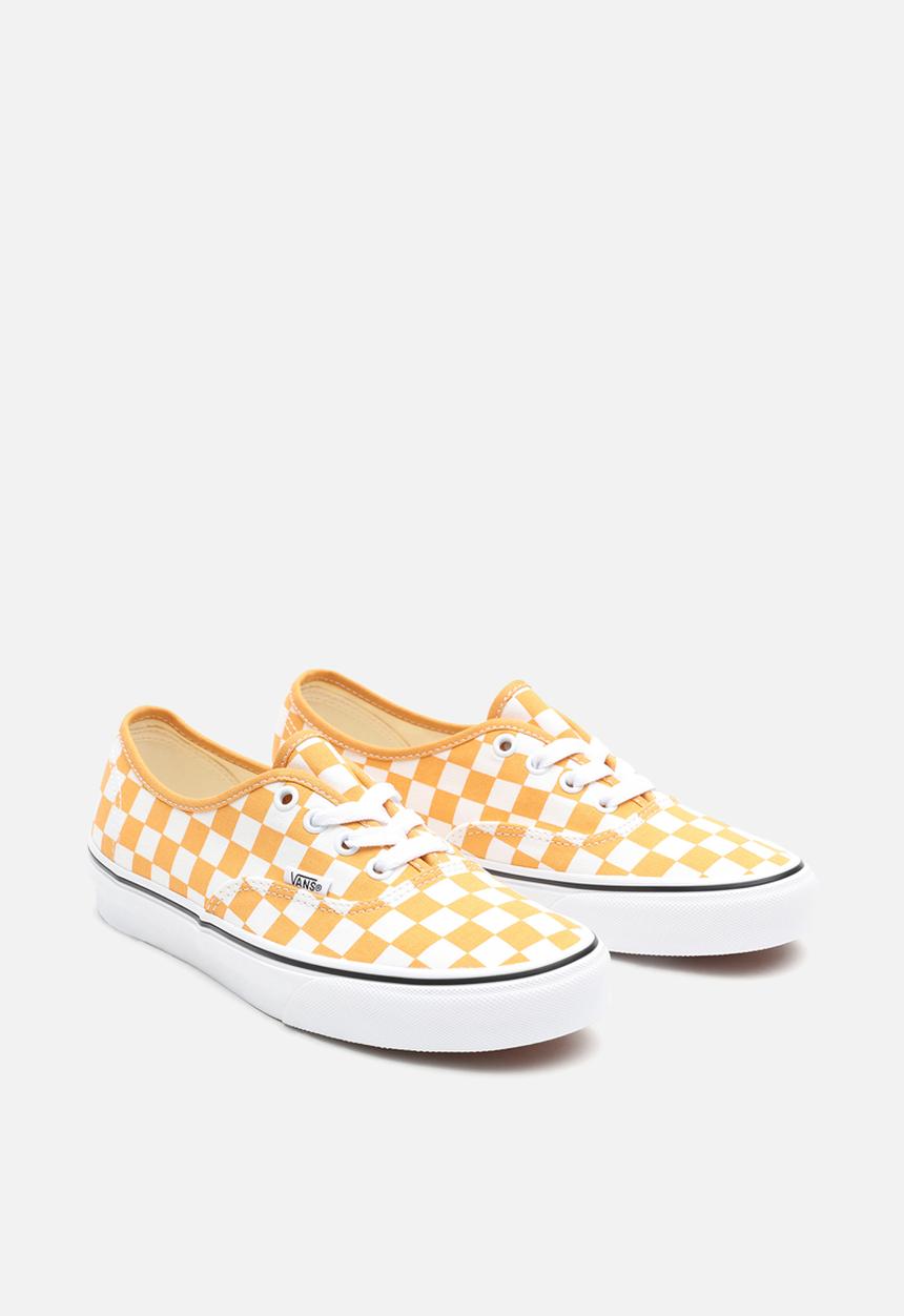 Vans - Authentic - (checkerboard) golden nugget/true white