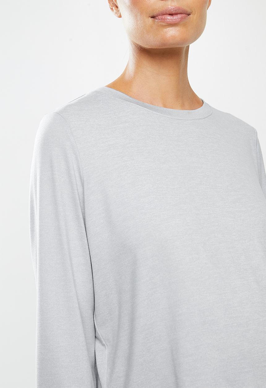 Cotton On - Maternity cross back long sleeve top - grey 
