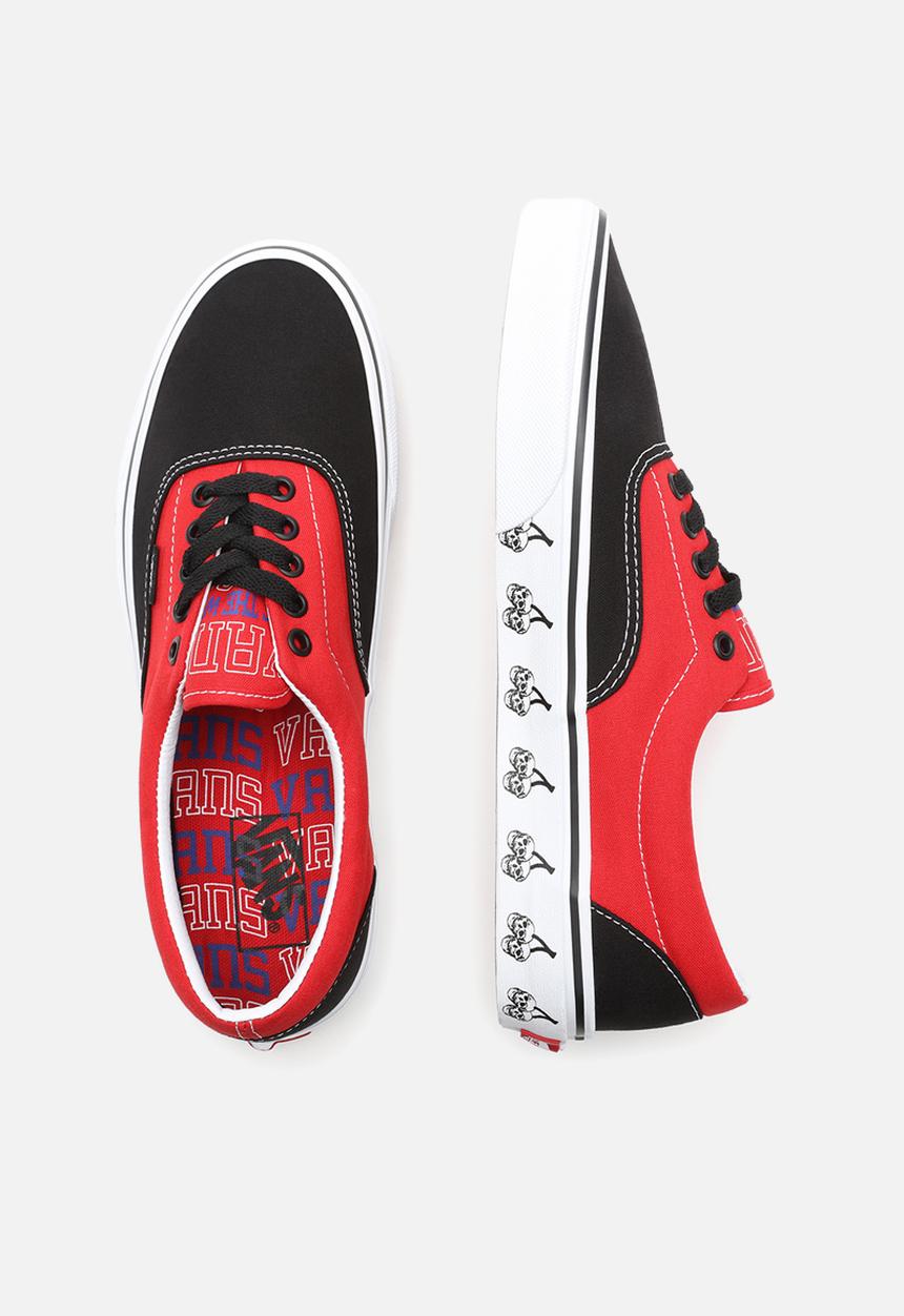 Vans - Era - (new varsity) black/high risk red